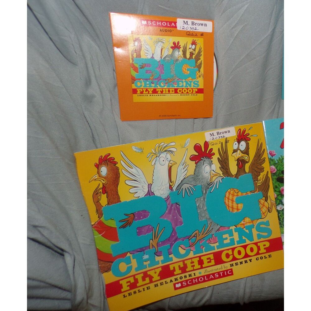 Fly the Coop Leslie Helakoski Scholastic book and read along cd